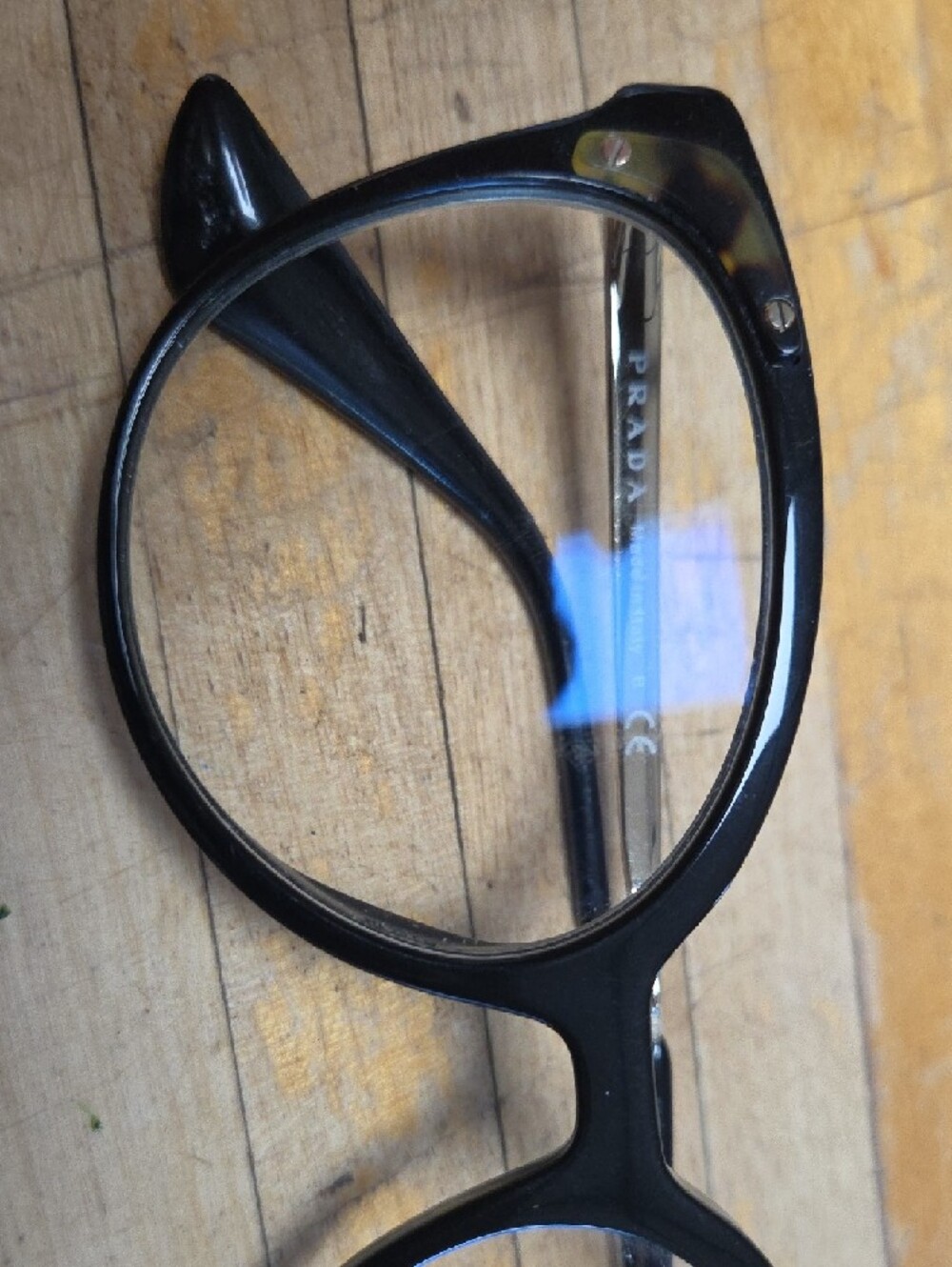 Prada Black Round Optical Glasses - Picture 7 of 7
